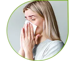 Появление слизистых выделений из носа 